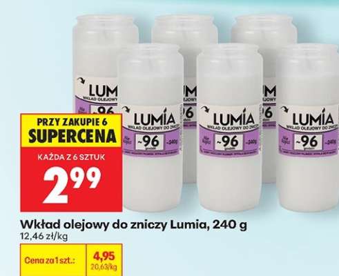 Wkład olejowy do zniczy Lumia 240 g