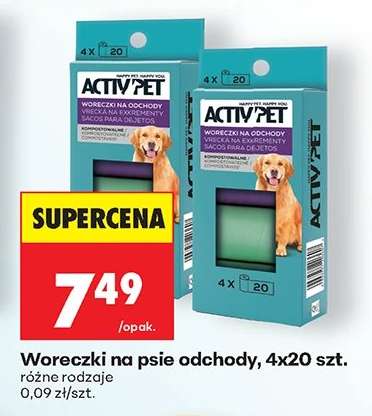 Woreczki na psie odchody, 4x20 szt.