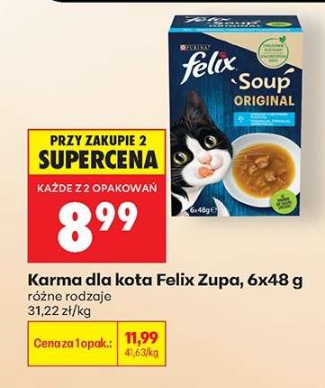 Karma dla kota Felix Zupa, 6x48 g