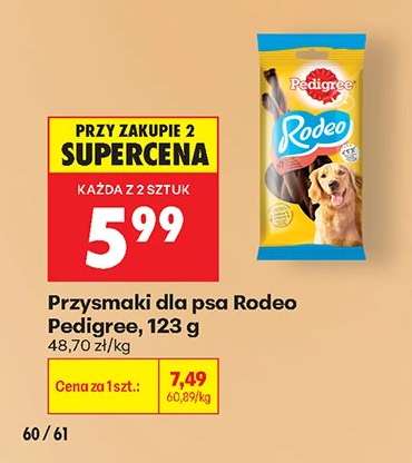 Przysmaki dla psa Rodeo Pedigree , 123 g