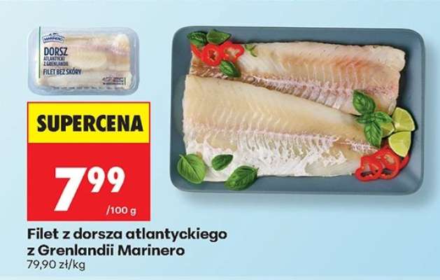 Filet z dorsza atlantyckiego z Grenlandii Marinero