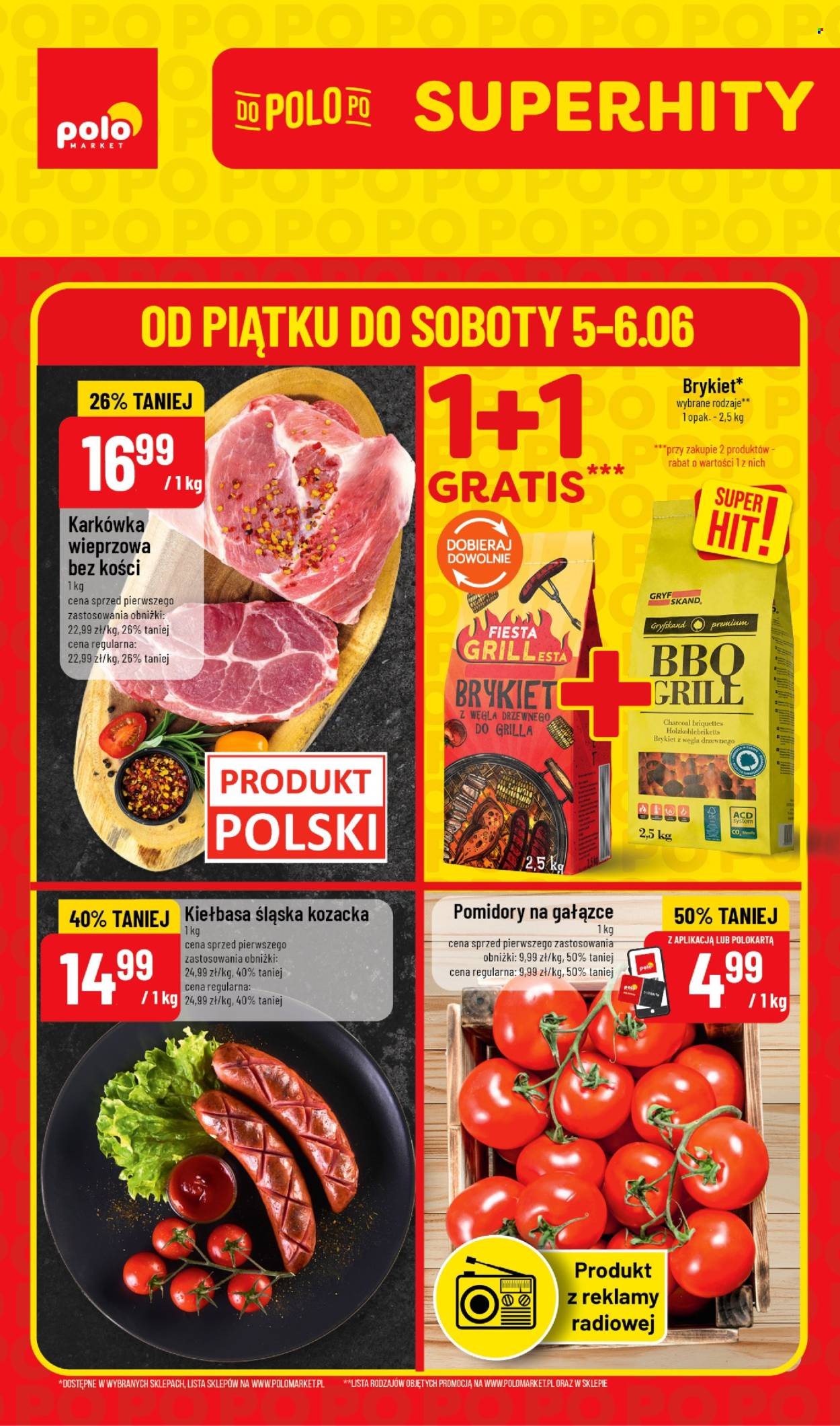 Leták Polomarket - 5.6.2026 - 6.6.2026. Strana 1