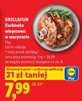 GRILL&FUN Karkówka wieprzowa w marynacie