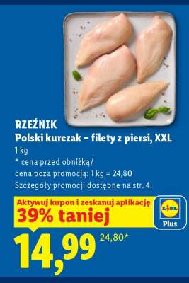 Polski kurczak – filety z piersi, XXL