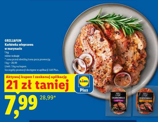 GRILL&FUN Karkówka wieprzowa w marynacie
