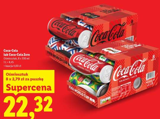 Coca-Cola lub Coca-Cola Zero