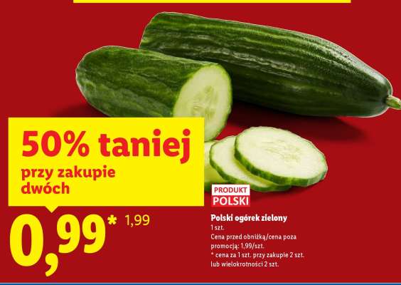Polski ogórek zielony