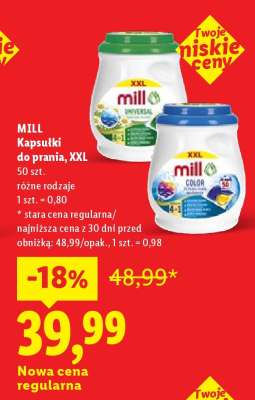 MILL Kapsułki do prania, XXL