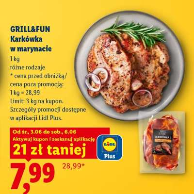 GRILL&FUN Karkówka w marynacie