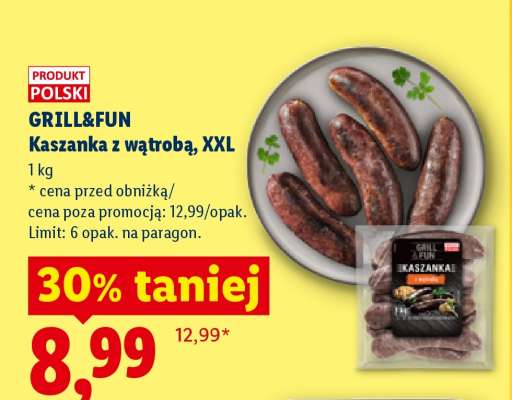 GRILL&FUN Kaszanka z wątrobą, XXL