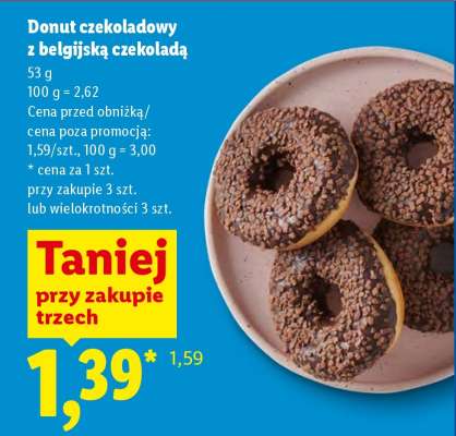 Donut czekoladowy z belgijską czekoladą