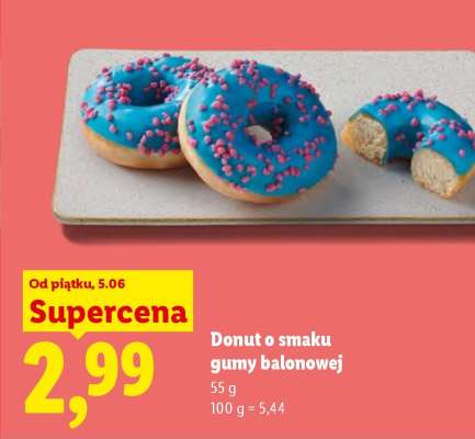 Donut o smaku gumy balonowej