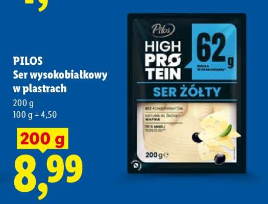 PILOS Ser wysokobiałkowy w plastrach