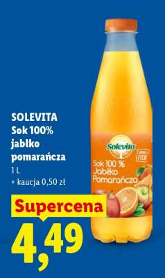 SOLEVITA Sok 100% jabłko- -pomarańcza*