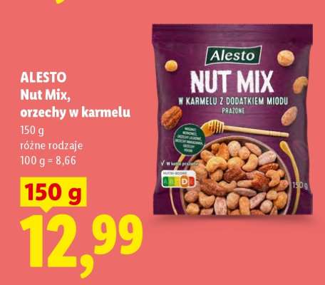 ALESTO Nut Mix, orzechy w karmelu