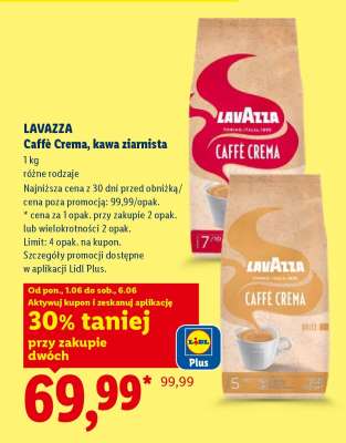 Lavazza Caffè Crema, kawa ziarnista
