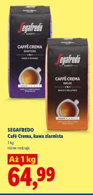 SEGAFREDO Café Crema, kawa ziarnista
