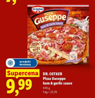 DR. OETKER Pizza Guseppe ham & garlic sauce