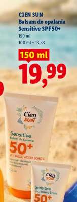 CIEN SUN Balsam do opalania Sensitive SPF 50+
