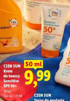 CIEN SUN Krem do twarzy Sensitive SPF 50