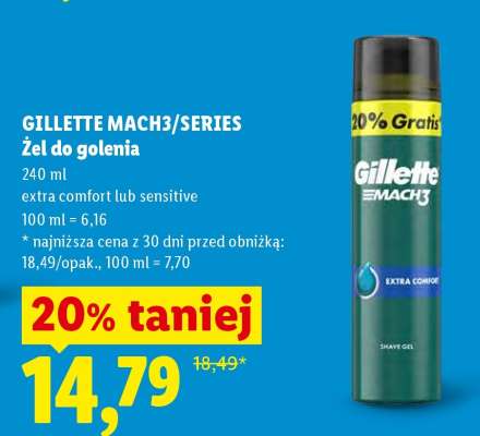 GILLETTE MACH3/SERIES Żel do golenia