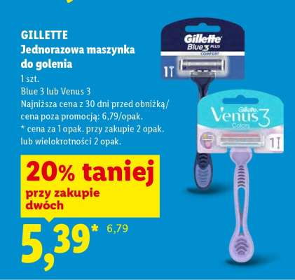 GILLETTE Jednorazowa maszynka do golenia