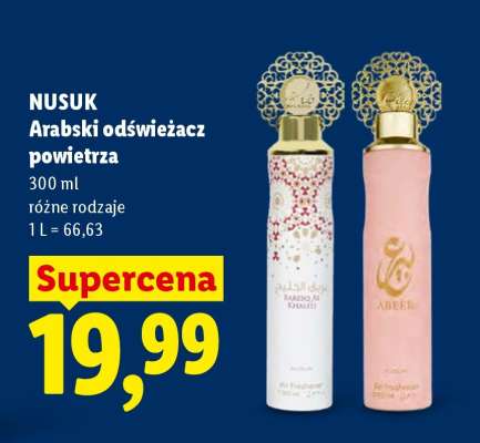 NUSUK Arabski odświeżacz powietrza