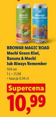 BROWAR MAGIC ROAD Mochi Green Kiwi, Banana & Mochi lub Always Remember