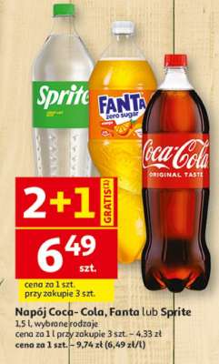 Napój Coca-Cola, Fanta lub Sprite