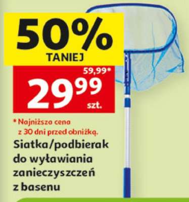 Siatka/podbierak do wyławiania zanieczyszczeń z basenu