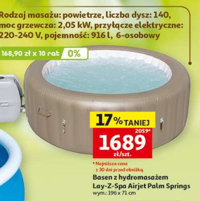 Basen z hydromasażem Lay-Z-Spa Airjet Palm Springs
