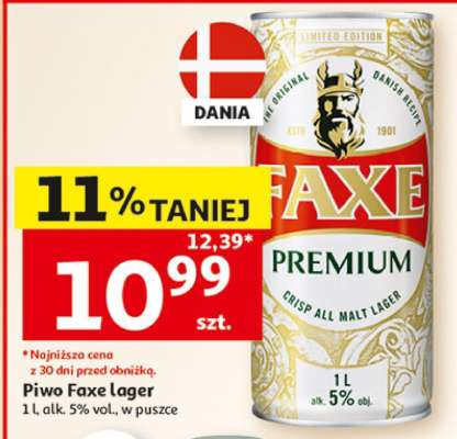 Piwo Faxe lager