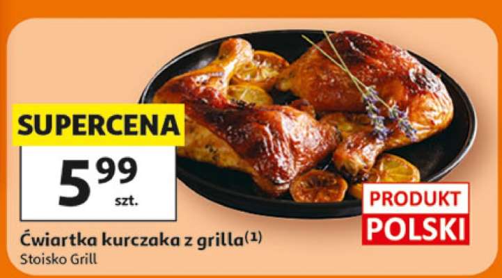 Čwiartka kurczaka z grilla