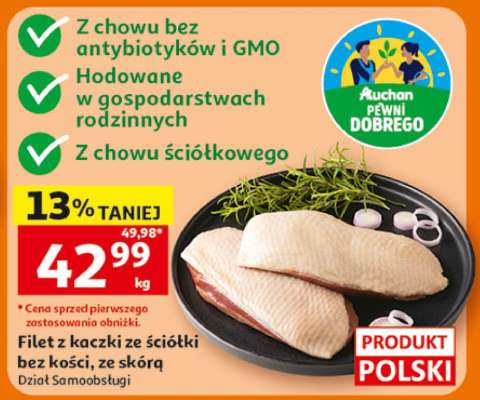 Filet z kaczki ze ściółki