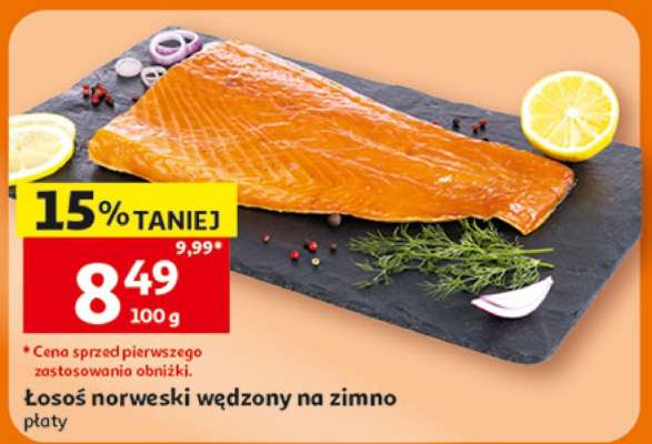 Łosoś norweski wędzony na zimno