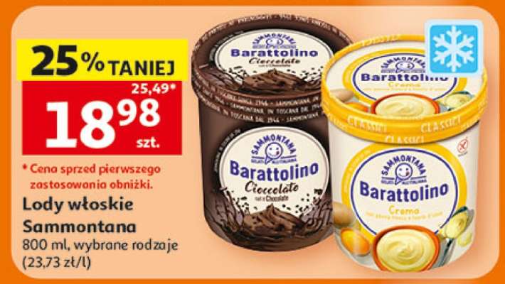 Lody włoskie Sammontana