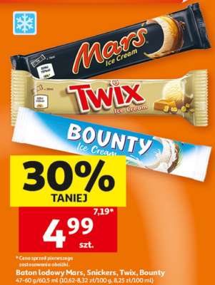 Baton Lodowy Mars, Snickers, Twix, Bounty