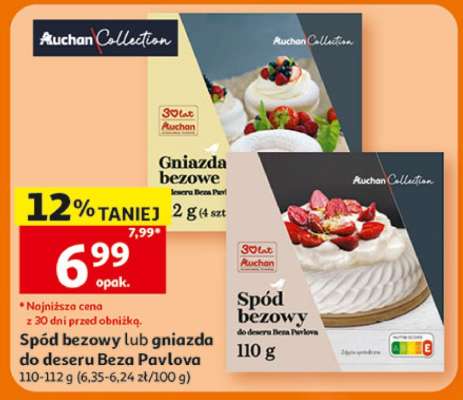 Spód bezowy lub gniazda do deseru Beza Pavlova