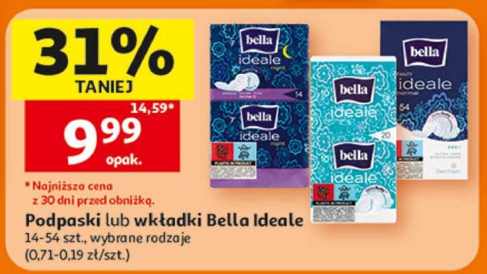 Podpaski lub wkładki Bella Ideale