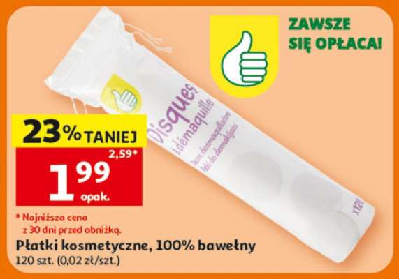 Płatki kosmetyczne, 100% bawełny