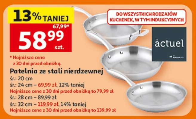 Patelnia ze stali nierdzewnej