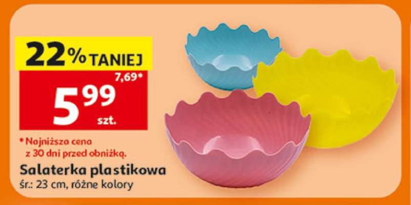Salaterka plastikowa