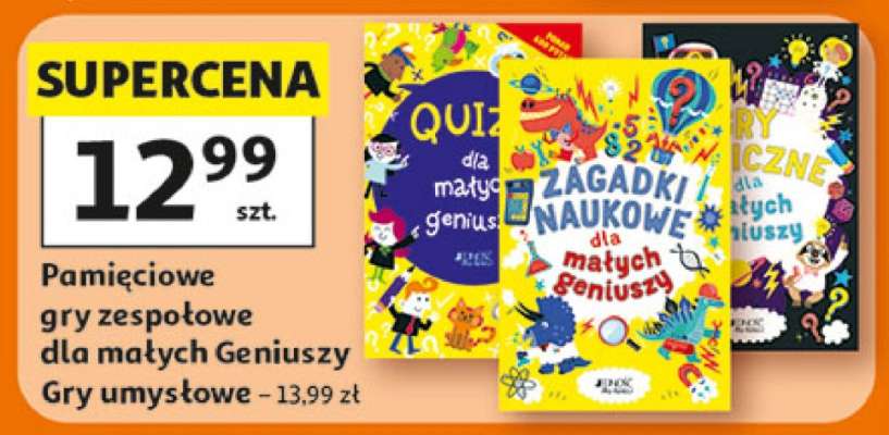 Pamięciowe gry zespołowe dla małych Geniuszy