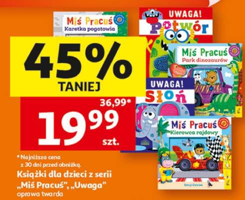 Książki dla dzieci z serii „Miś Pracuś”, „Uwaga”