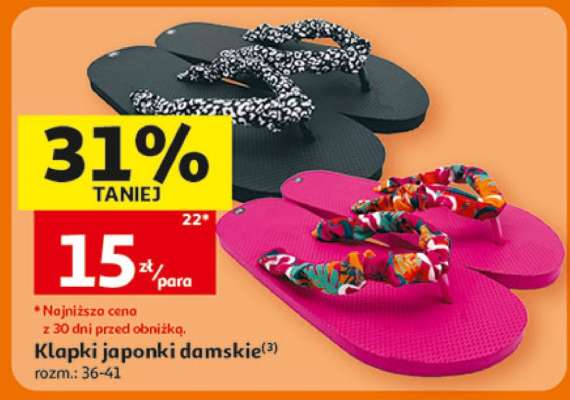Klapki japonki damskie