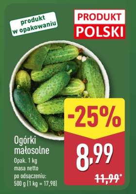 Ogórki małosolne
