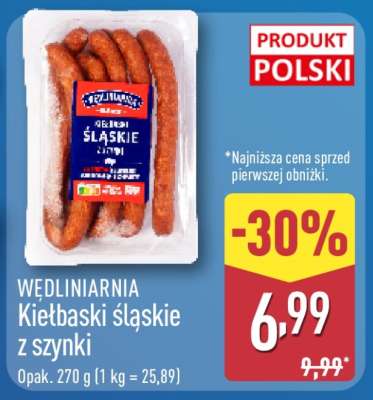 WĘDLINIARNIA Kiełbaski śląskie z szynki