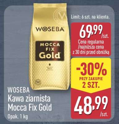 WOSEBA Kawa ziarnista Mocca Fix Gold
