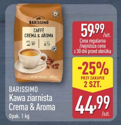 BARISSIMO Kawa ziarnista Crema & Aroma