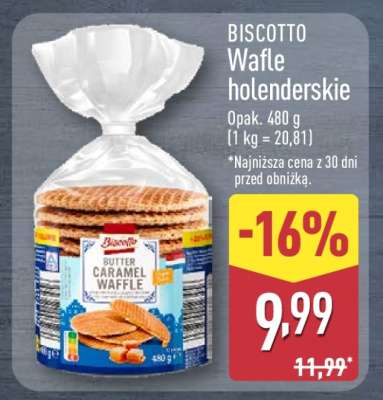 BISCOTTO Wafle holenderskie